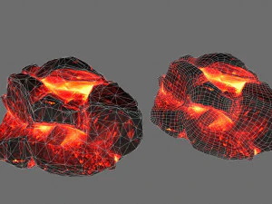 lava rocks 3D Model