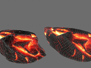 lava rocks 3D मॉडल
