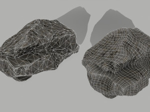 rocks 3D मॉडल