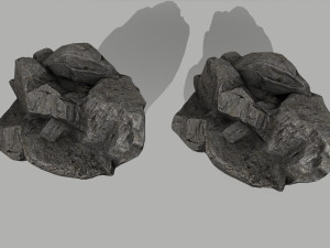 rocks 3D मॉडल