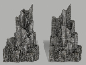 rocks 3D मॉडल