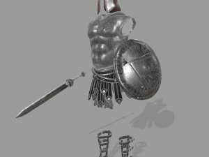 gladiator armor 3D मॉडल