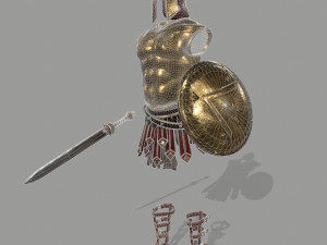 gladiator armor 3D मॉडल