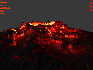volcano 3D Model