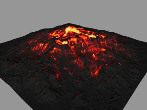 volcano 3D Model