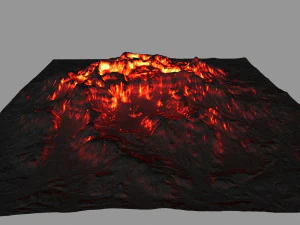 volcano 3D Model