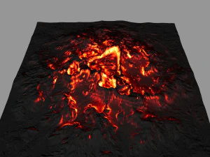volcano 3D Model