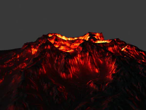 volcano 3D Model