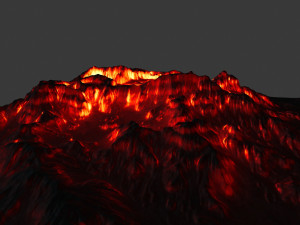 volcano 3D मॉडल