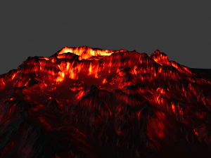 volcano 3D Model