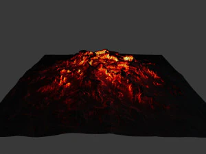 volcano 3D Model