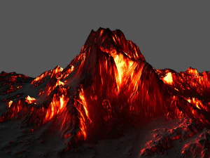 volcano 3D Model