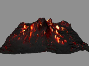 volcano 3D Model