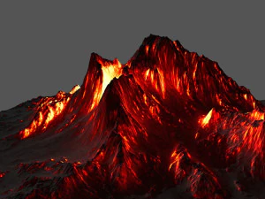 volcano 3D Model