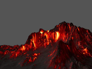 volcano 3D Model
