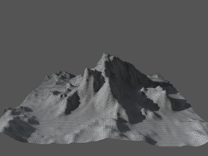 volcano 3D मॉडल