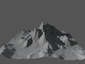 volcano 3D Model