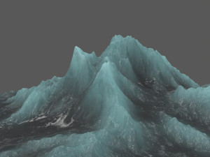 ice mountain 3D मॉडल