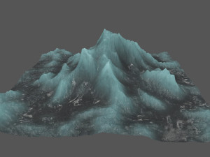ice mountain 3D मॉडल