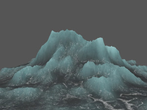 ice mountain 3D मॉडल
