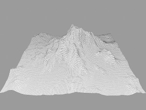 ice mountain 3D मॉडल