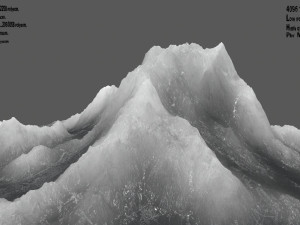 ice mountain 3D मॉडल