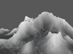 ice mountain Model 3D