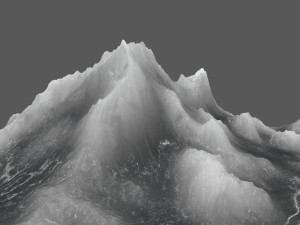 ice mountain Model 3D