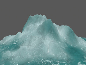 ice mountain 3D मॉडल