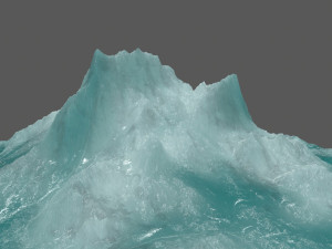 ice mountain 3D मॉडल