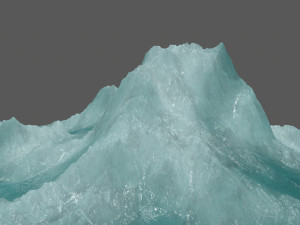 ice mountain 3D मॉडल