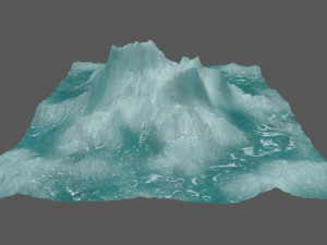 ice mountain 3D मॉडल
