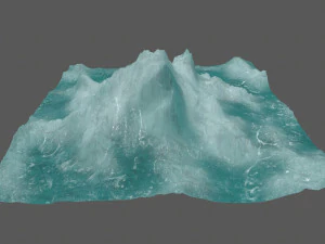 gunung es Model 3D