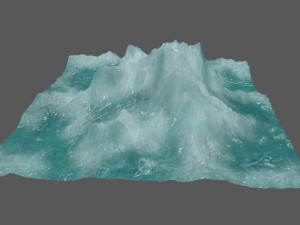 ice mountain 3D मॉडल