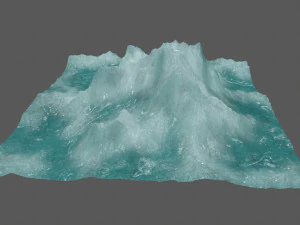 gunung es Model 3D