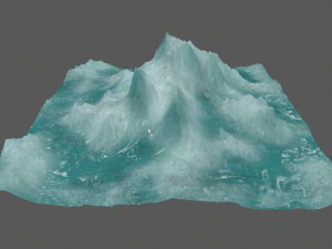 gunung es Model 3D