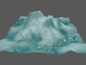 ice mountain 3D मॉडल