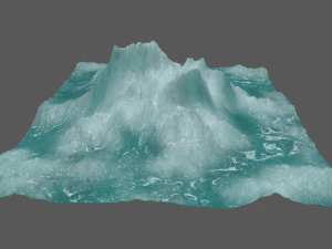 gunung es Model 3D