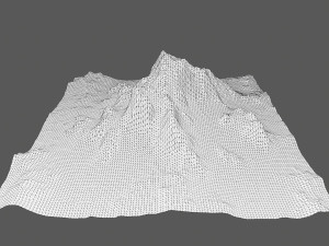 ice mountain 3D मॉडल
