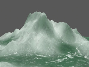 ice mountain 3D मॉडल