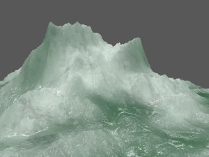 ice mountain 3D मॉडल