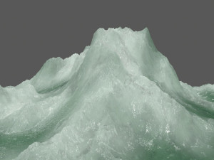 ice mountain 3D मॉडल