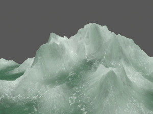ice mountain 3D मॉडल