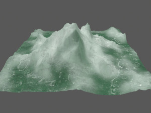 ice mountain 3D मॉडल