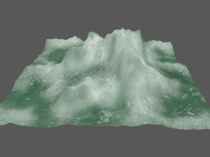 ice mountain 3D मॉडल