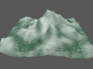 ice mountain 3D मॉडल