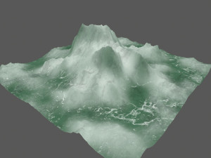 ice mountain 3D मॉडल