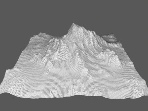 ice mountain 3D मॉडल