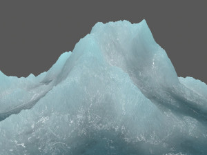 ice mountain Modelo 3D