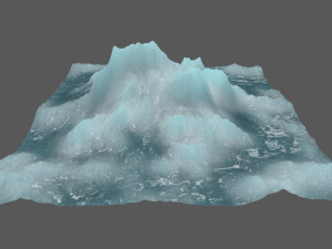 ice mountain Modelo 3D